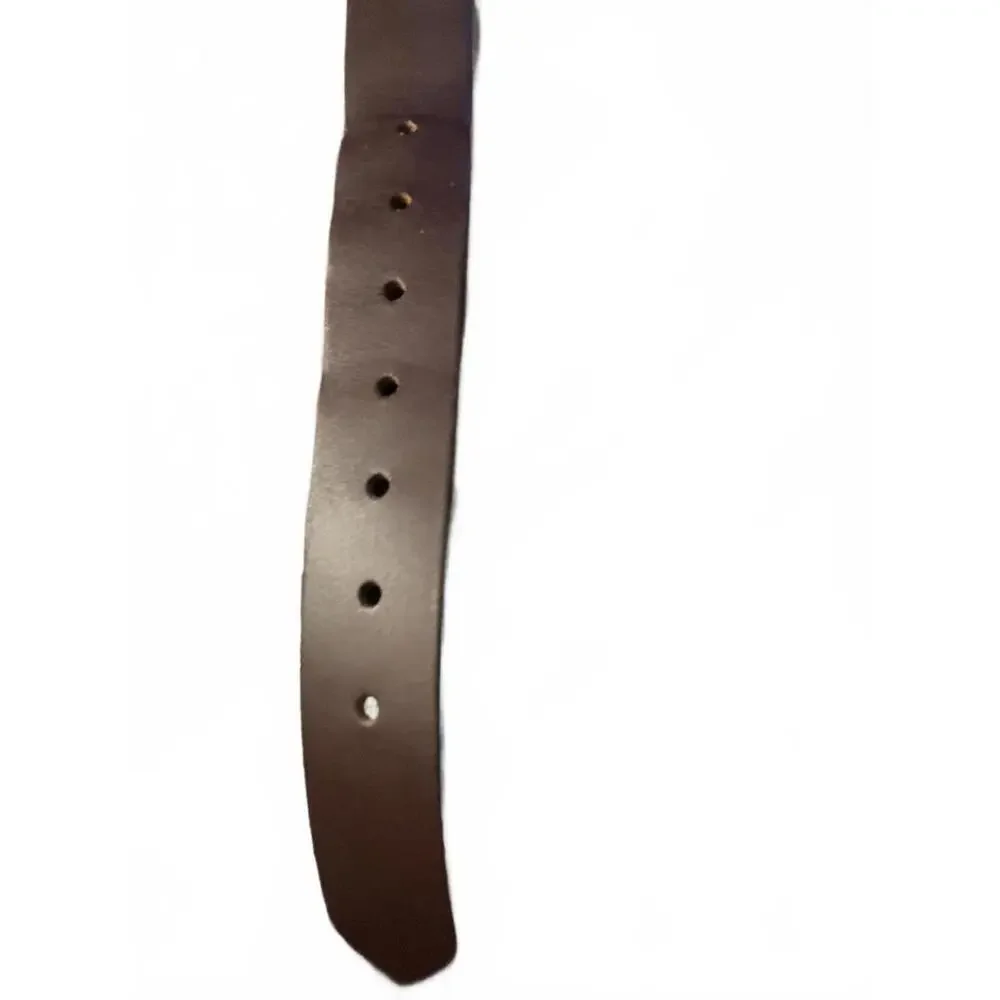 1801 Boston Men's Genuine Leather Belt - Size 42 - Made in USA